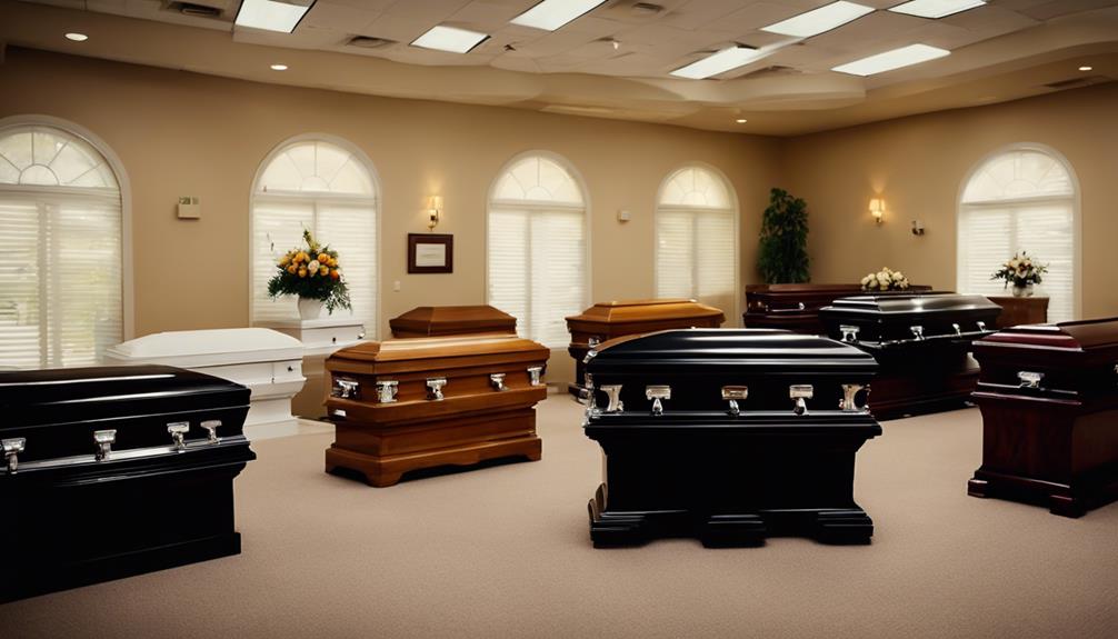 fallbrook funeral casket variety